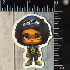 🌀10/$10🌀 Adorable Football Gameday Reusable Waterproof Vinyl Sticker Decal